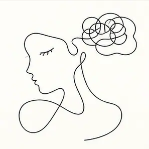Generated Conceptual Continuous-Line Editorial visual example