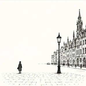 Generated Fine-Line Urban Miniature visual example
