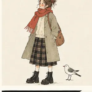 Generated Flat Everyday Women Lifestyle visual example