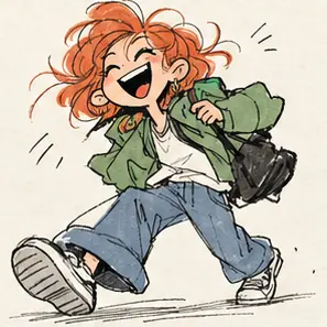 Generated Expressive Character Sketch Cartoon visual example