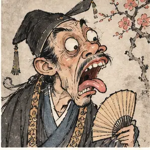 Generated Grotesque Classical-Comic Portrait visual example