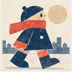Generated Retro Silkscreen Geometric Figure visual example