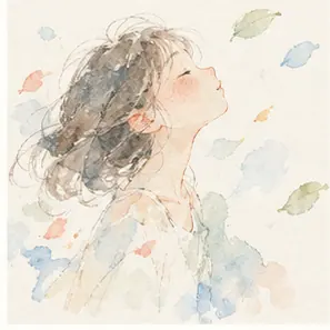 Generated Airy Transparent Watercolor Figure visual example