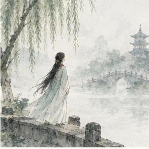 Generated Soft Chinese Watercolor Atmosphere visual example