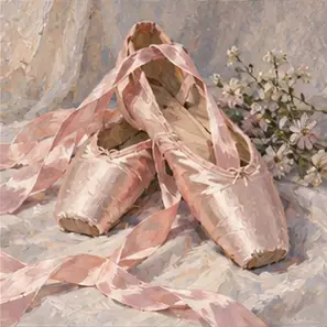 Generated Pastel Ballet Still Life visual example