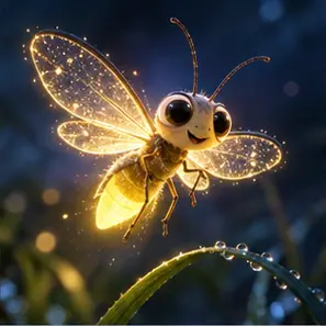 Generated Rim-Lit Firefly visual example