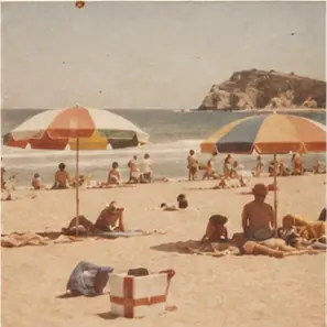 Generated Faded Family Beach Album visual example